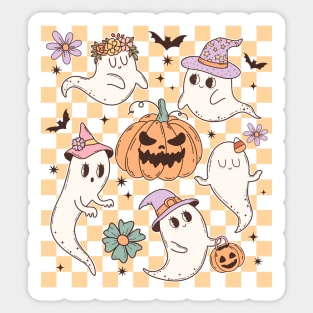 Halloween ghost Sticker